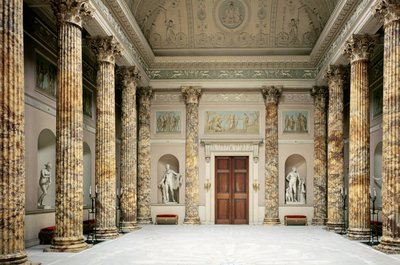 Interior of the Marble Hall, Kedleston Hall, Derbyshire by Unbekannt Unbekannt